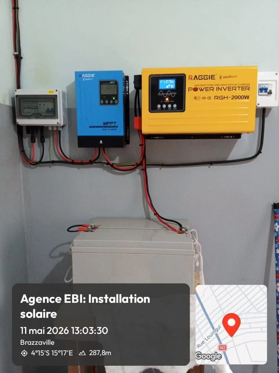 Onduleur, régulateur MPPT et batteries — backup solaire