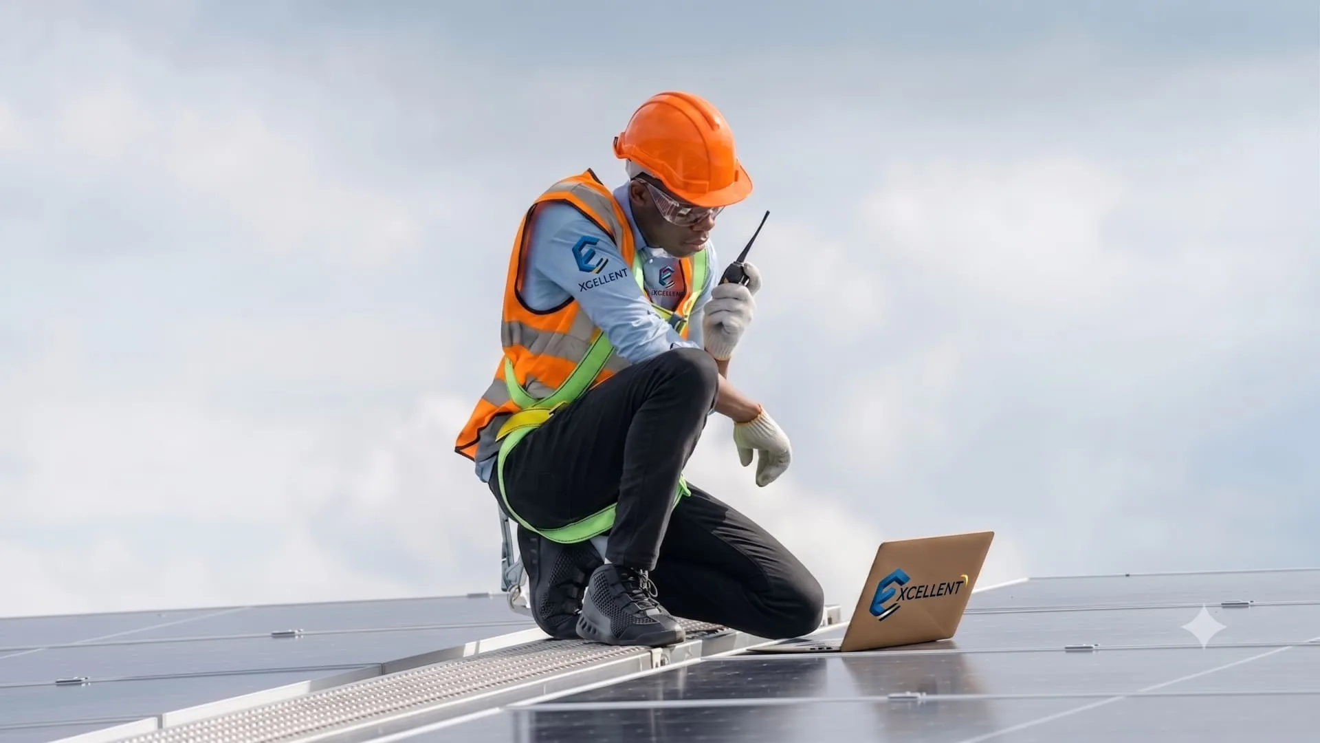 Technicien EXCELLENT sur une installation solaire